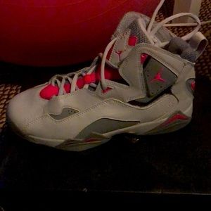 Pink and gray Jordans🎀